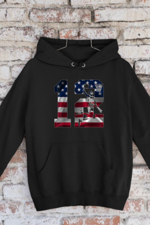 12 YEARS NUMBER 12 BASKETBALL 12TH BIRTHDAY Hoodie - Clomic Store